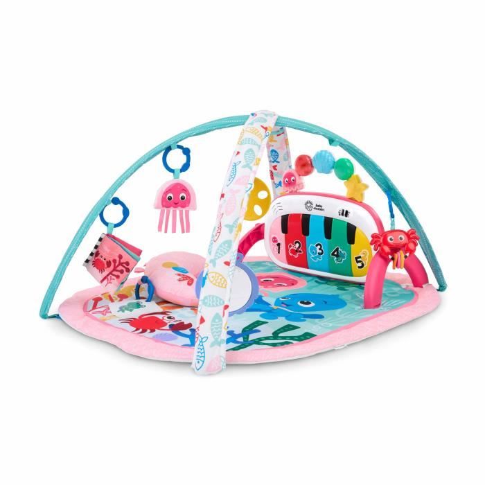 Baby Einstein Damen Krabbeldecke Für Mädchen, 4-In-1 -Kickin’ Tunes- Klavier-Spielzeug, Spielbogen Mit Sensorischen Spielzeugen, Mehrsprachig - Image 3