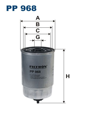 Filtron Kraftstofffilter Pp968 Größe 1.5 Pp 968 - Bild 6
