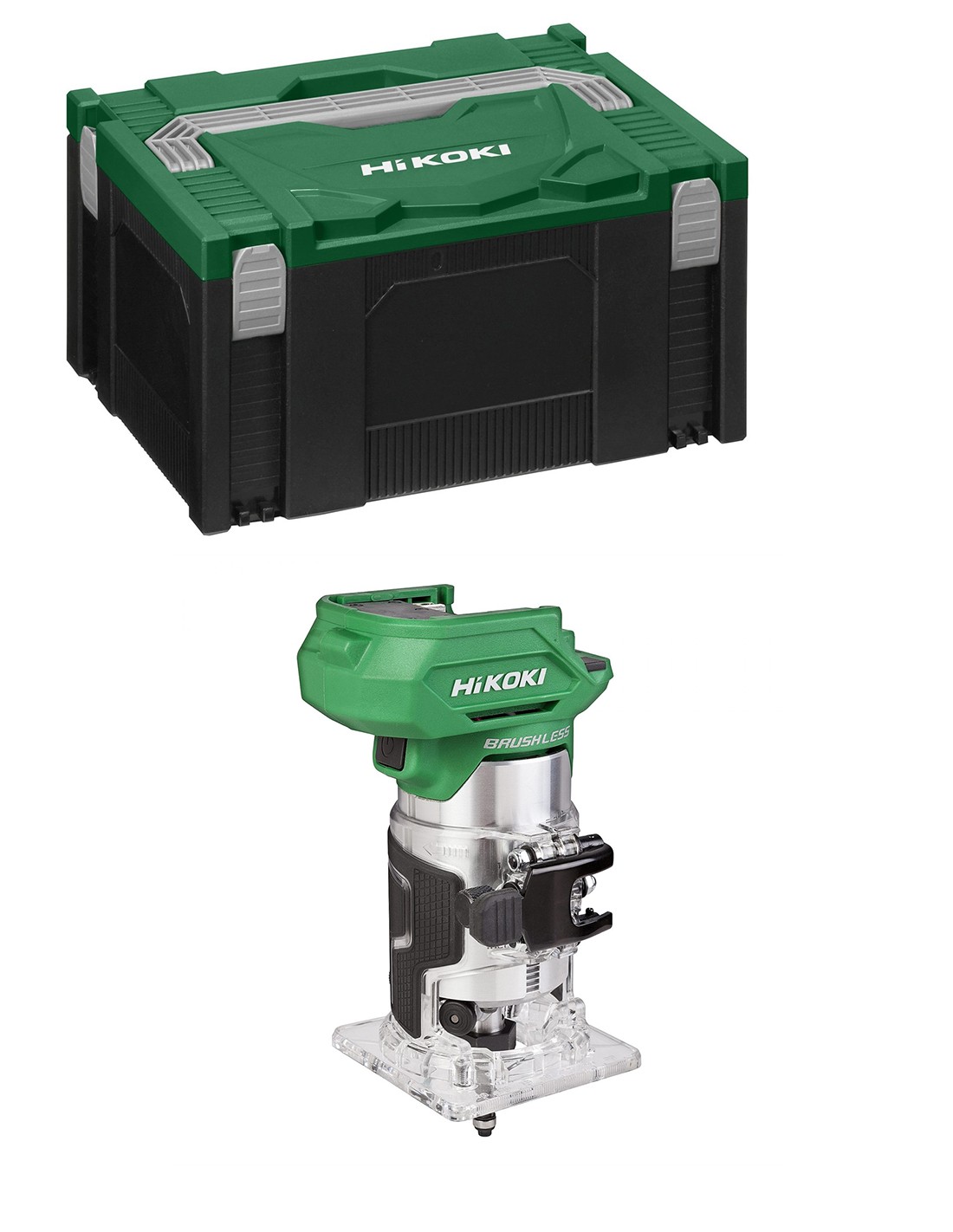 Hikoki Licht 18V Akku-Fräse Ø 6-8 Mm (Nur Produkt) Im Koffer - M1808daw2z