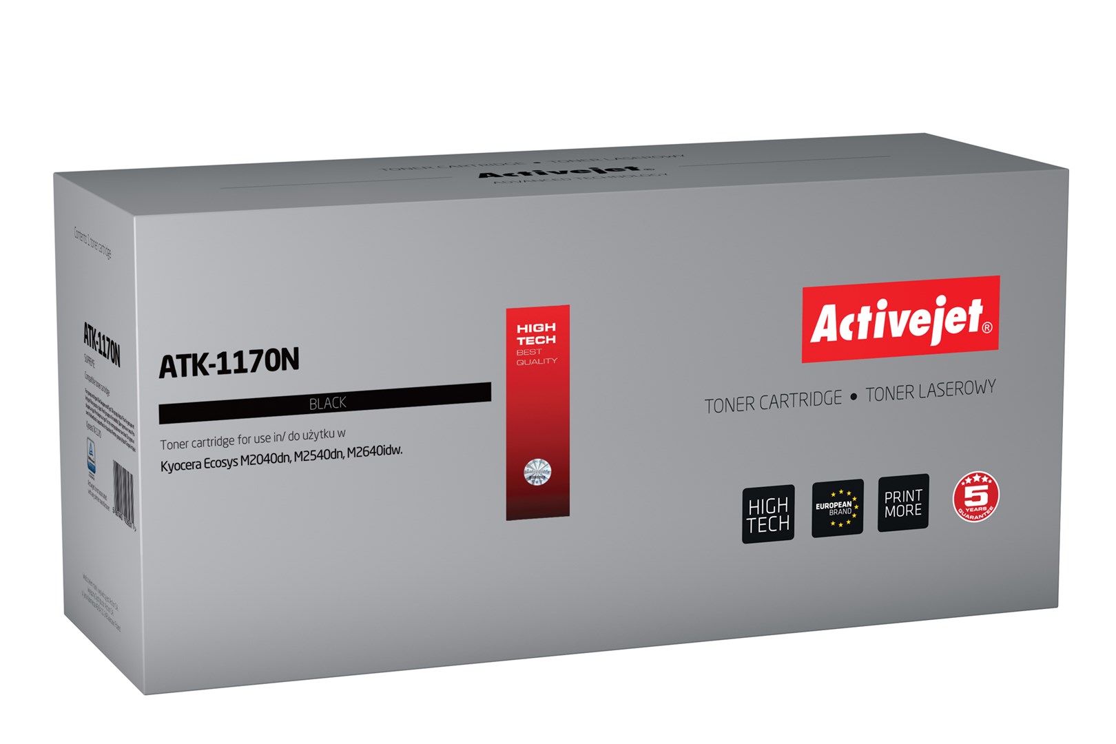 Activejet Schwarz Toner Für Kyocera Tk-1170 Neu Atk-1170N