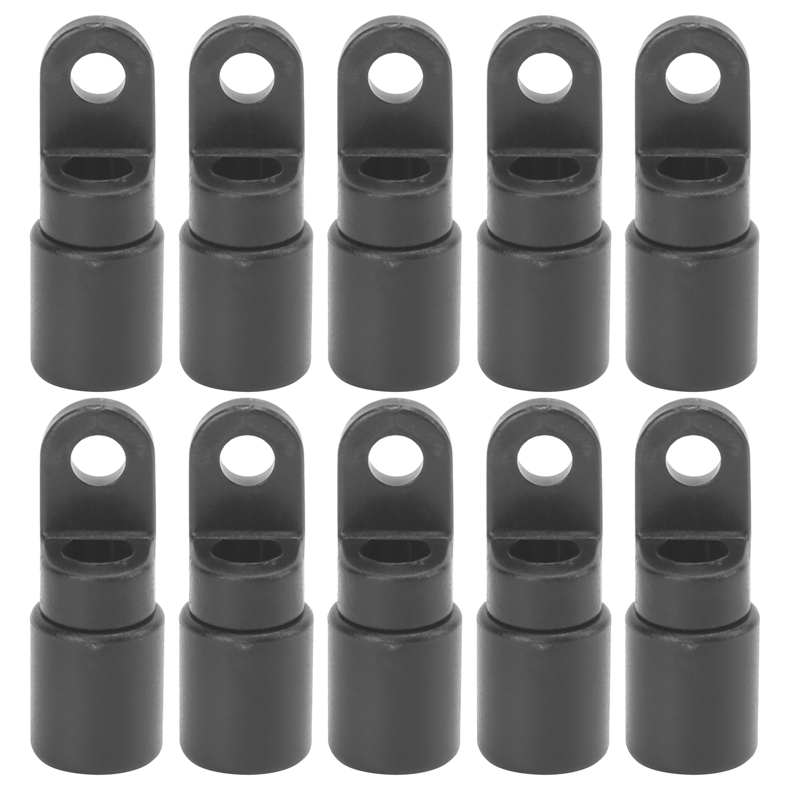 Crochets à cordon élastique pour kayak et canoë, plastique résistant aux intempéries, fixation par vis, lot de 10