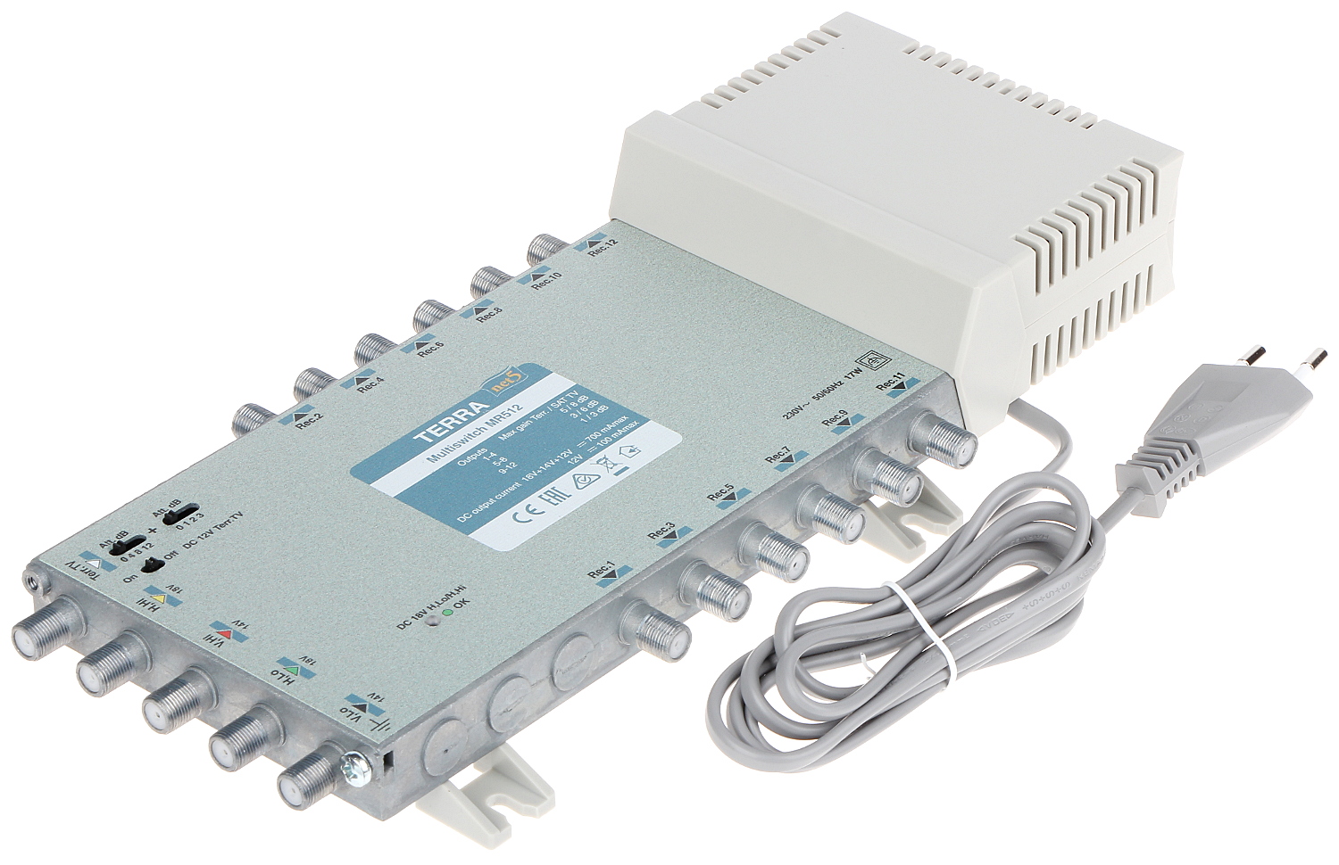 Multiswitch MR-512 5 Eingänge/ 12 Ausgänge TERRA - Bild 3