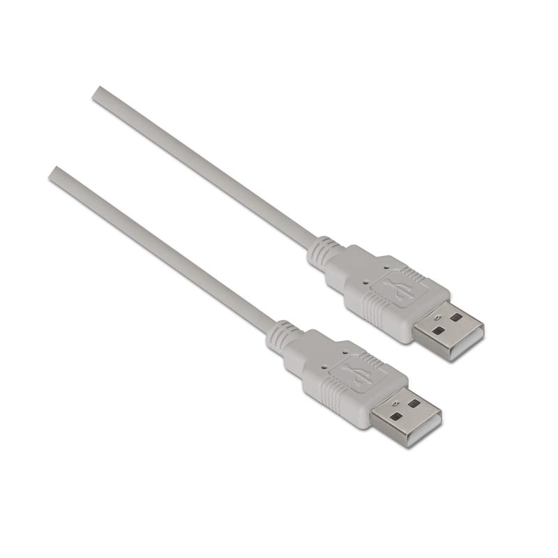 Nano Cable Beige Usb 2.0 A Stecker Auf Stecker Kabel 1M