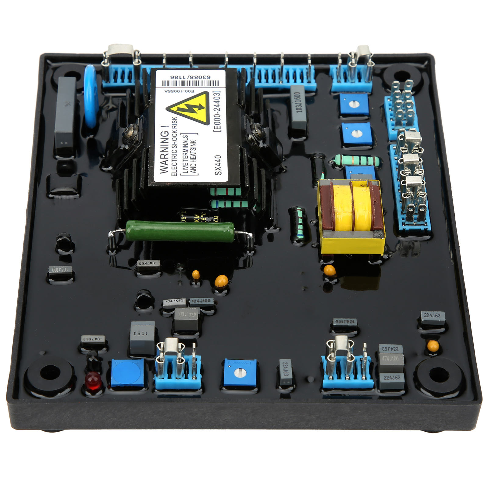 Régulateur de tension AVR SX440 pour générateur, ajustable, 190-264VAC, sortie 100VDC 4A