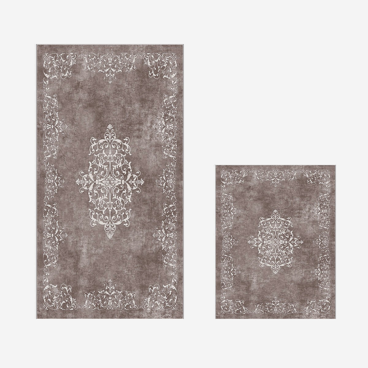 Ahd Amazing Home Design 2-teiliges Set Rutschfeste, Waschbare Badezimmerteppiche Calia