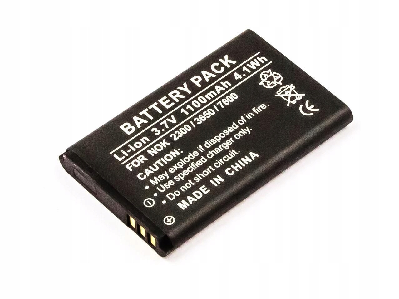 Microbattery Schwarz Coreparts Akku Bl-5C, Bl-5Ca, Bl-5Cb, Br-5C, Mbmobile1048