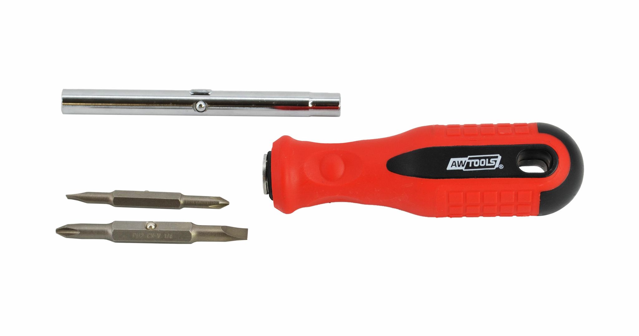 Oem Mehrfarbig Awtools Doppelseitenschraubendreher + Bits 6 In 1