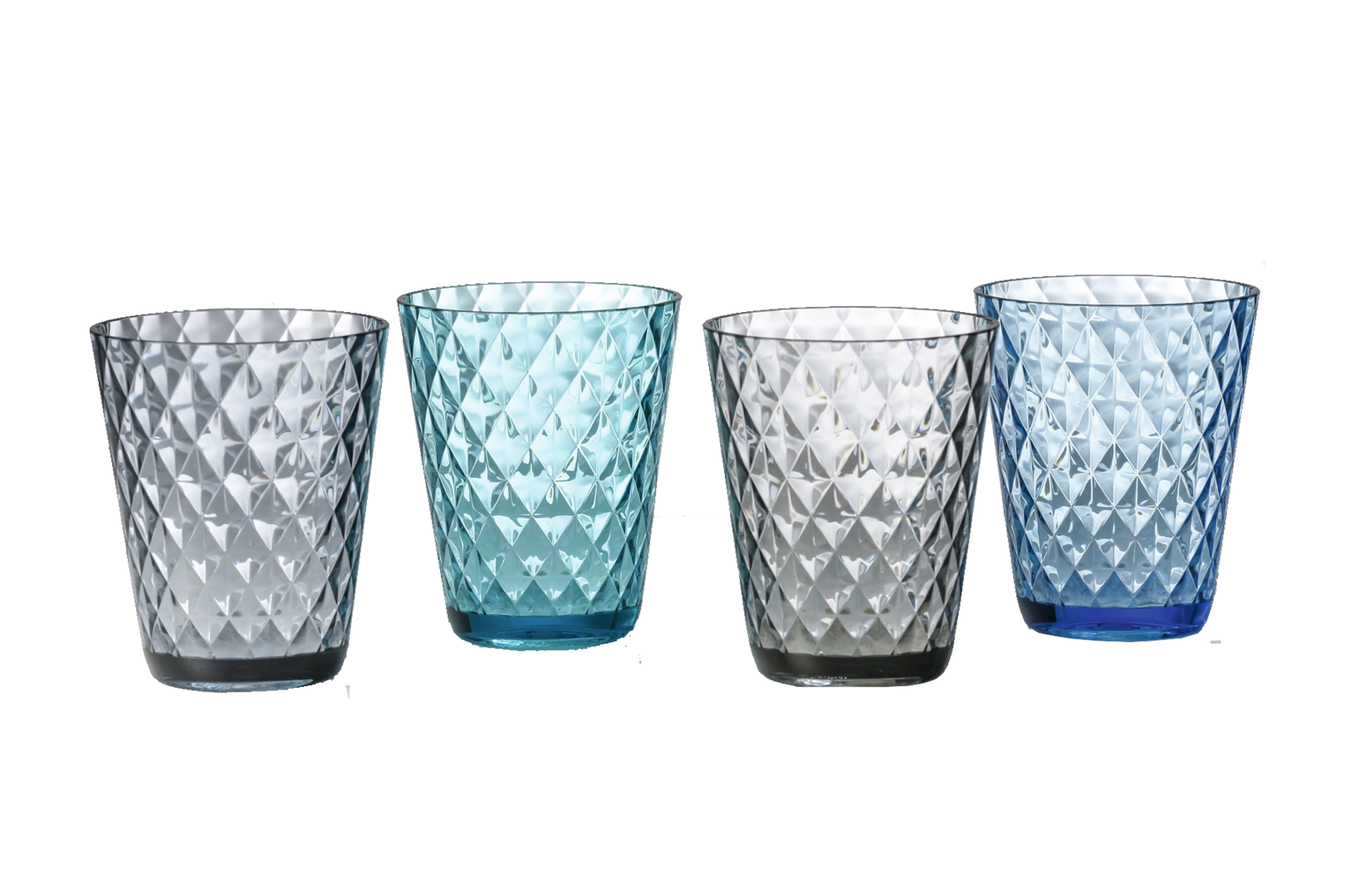 Brunner Mehrfarbig Trinkgläser Set Diamond