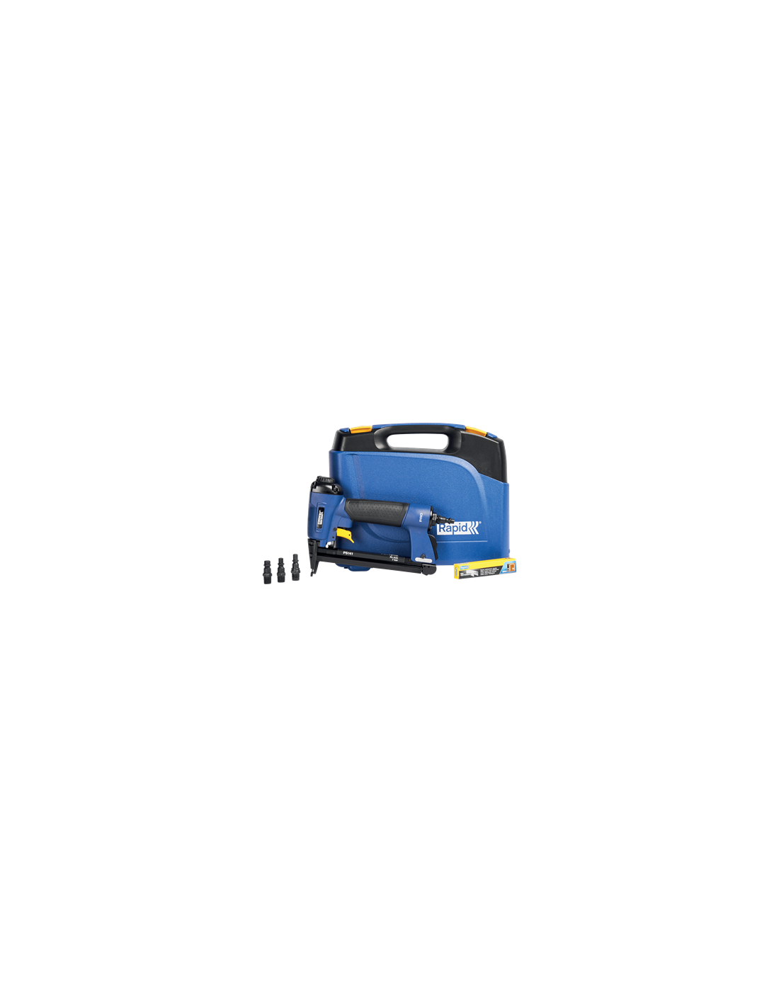 Rapid Gelb/Blau/Schwarz Agrafeuse Pneumatique Ps141 Performance Pneumatique, Agrafes 6-16Mm
