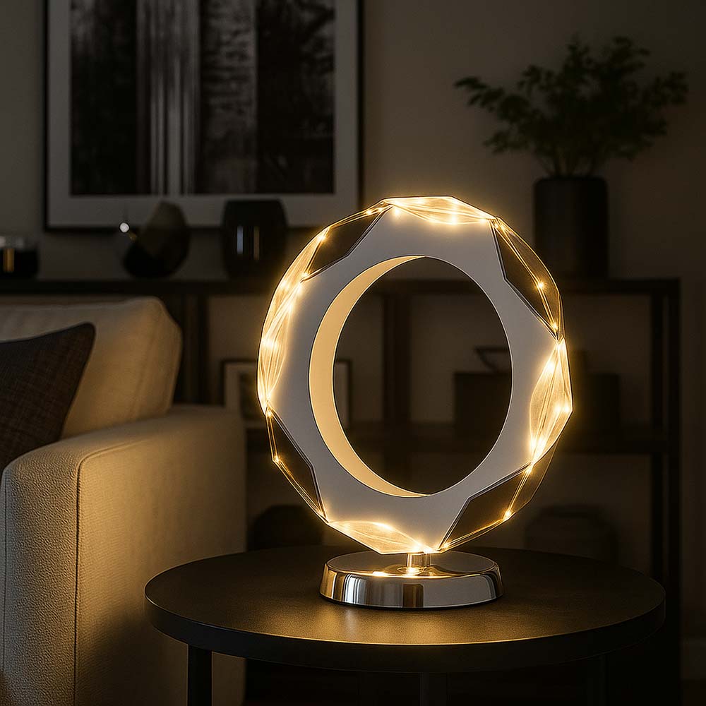 Globo - Lampe De Table Lampe De Table Lampe De Chevet Led Cristal Lampe