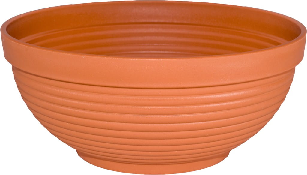 Super Merchant By Base Orange Terrakotta-Schale/Blumentopf, 34 Cm