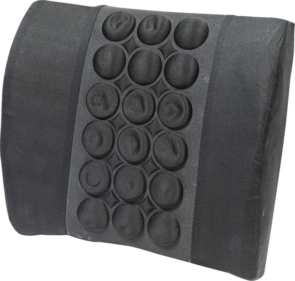 Cuscino Lombare Auto 34x35 Cm Universale Tessuto Morbido E Resistente