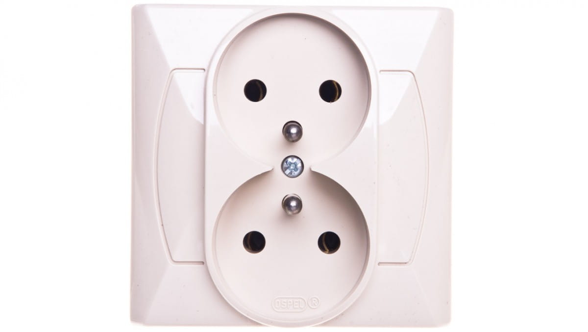 Ospel Beige Steckdose, Gp-2Az/01 - Bild 3