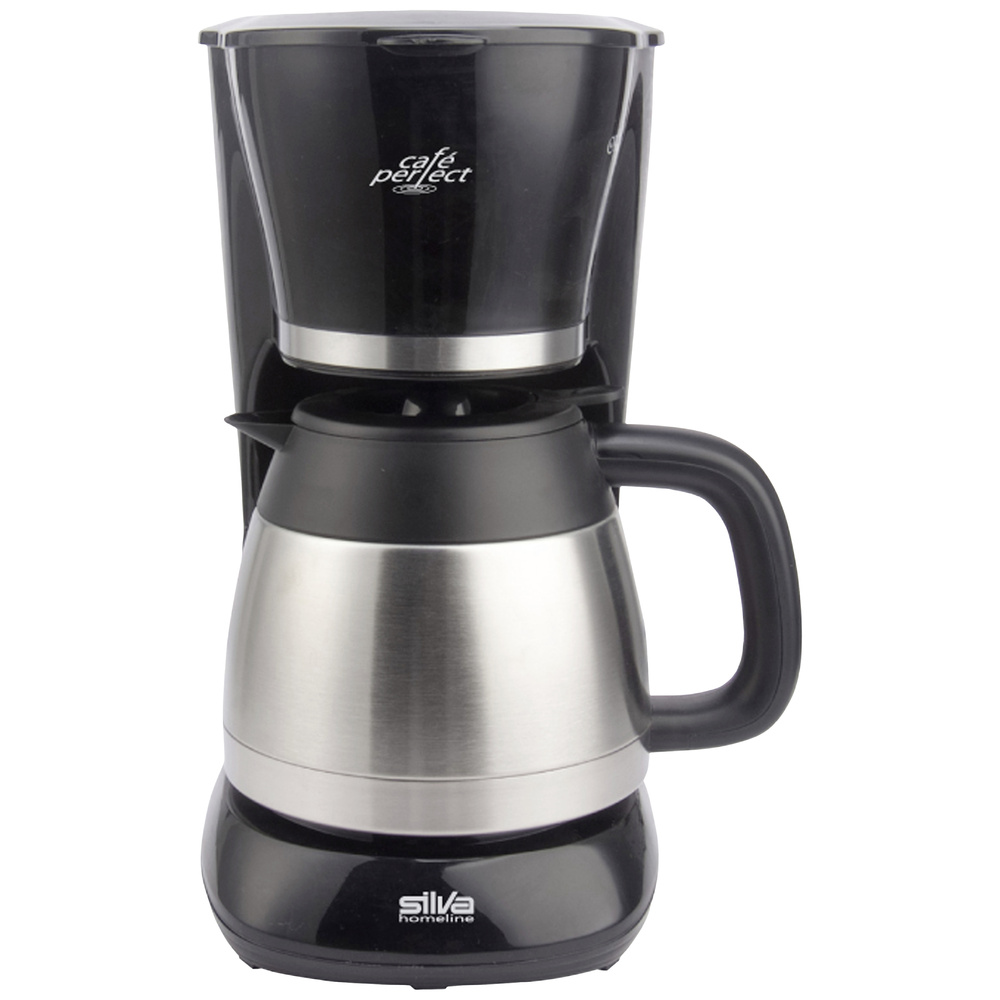 Silva Schwarz B-Ware Kaffeemaschine Filterkaffeemaschine Isolierkanne 10 Tassen 750W - Image 3