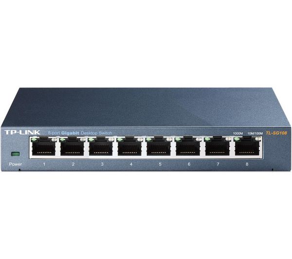 TP-Link TL-SG108 Netzwerk-Switch 8-Port Gigabit unmanaged Desktop - Bild 7