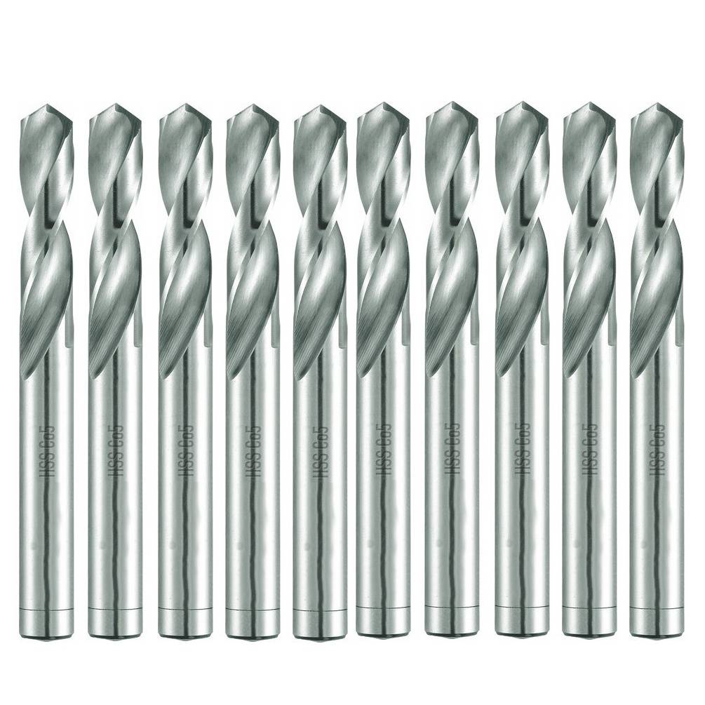 Lot de 10 forets hélicoïdaux HSS co extra-court · Ø 5,9 mm — photo de l’offre ManoMano