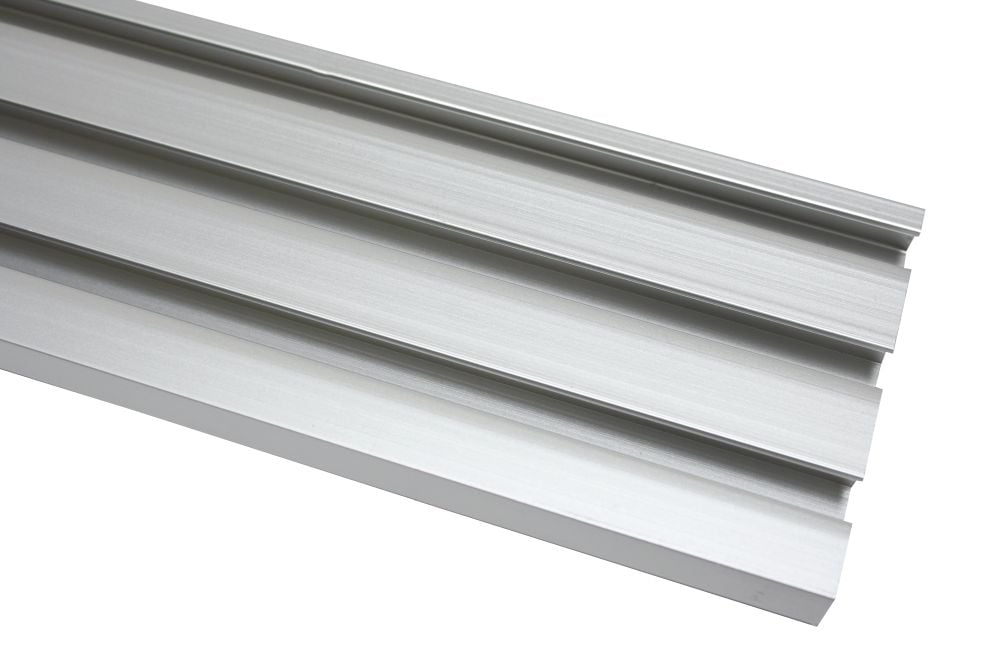 Gardinia Schiene für Flächenvorhang Atlanta silber, 160 cm, 3-läufig - Image 2