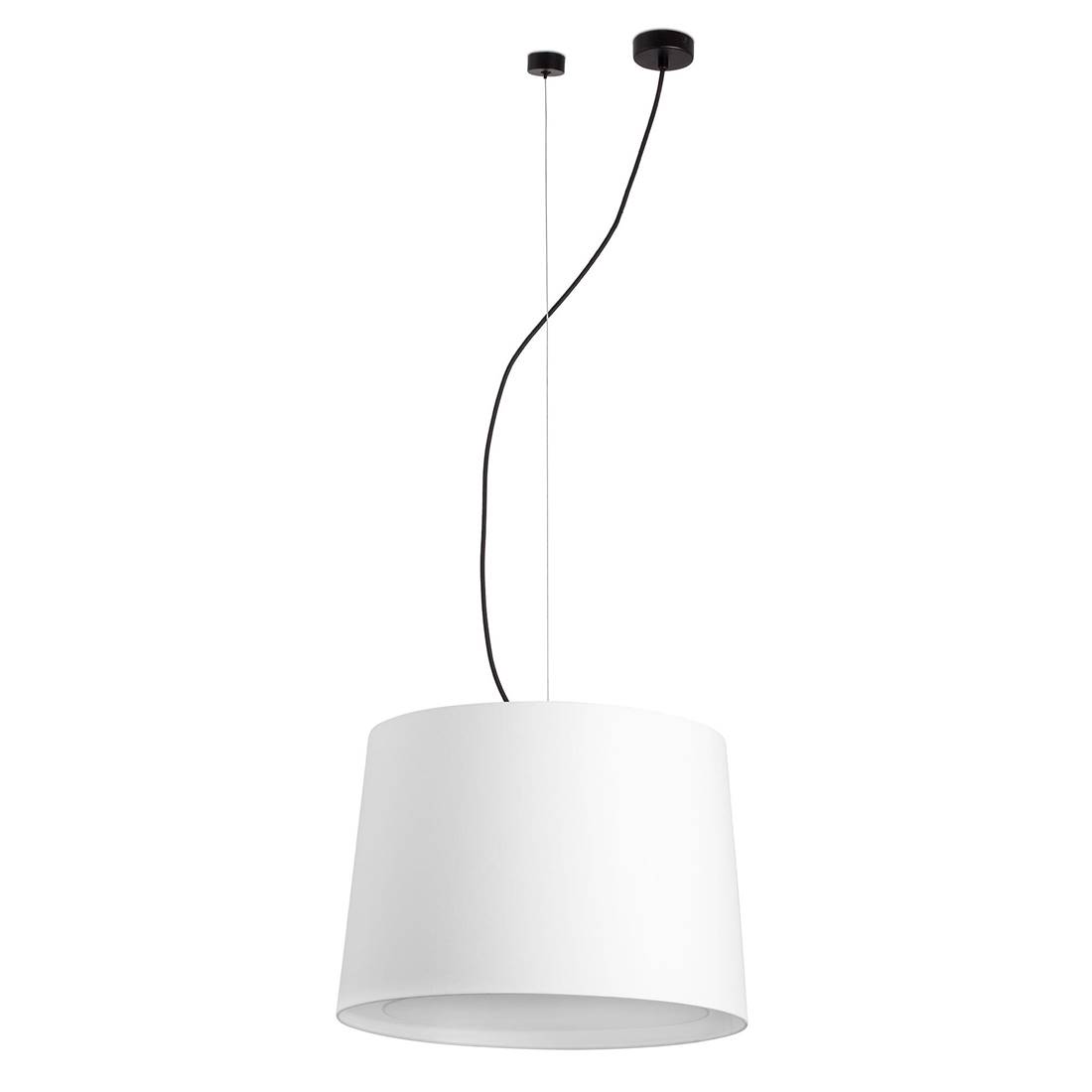 Pendelleuchte CONGA ø 50 cm, 1xE27, IP20, mit Spanner, schwarz, weiß - Bild 2