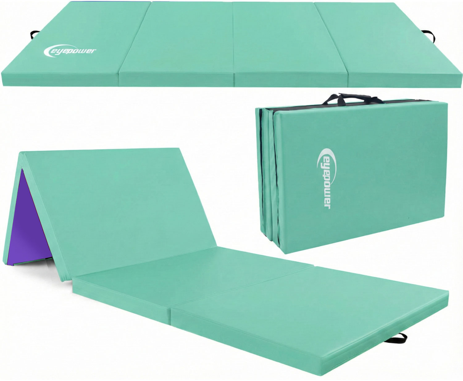 Tapis Gymnastique Pliable 180x60x5cm Matelas Épais Enfants Sport