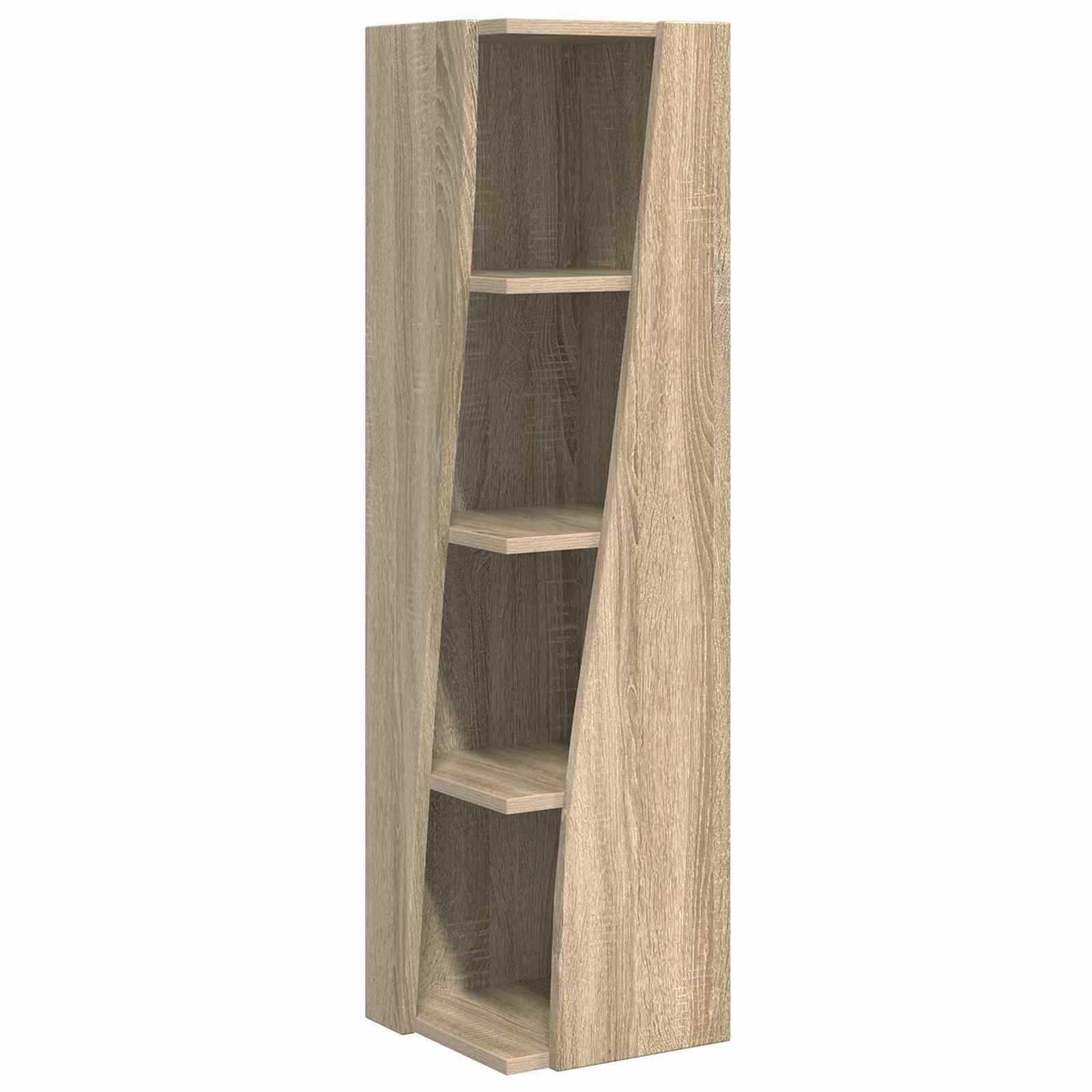 Corner Cabinet Sonoma Oak 27.5x27x102cm Engineered Wood Vidaxl