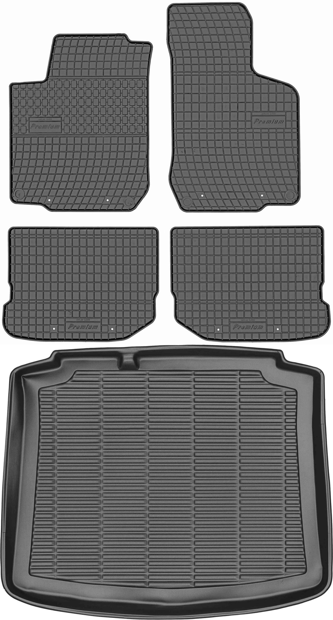Oem Volkswagen Golf Iv Schrägheck (1997–2003) – Set: Gummifußmatten + Kofferraummatte 5901319960458