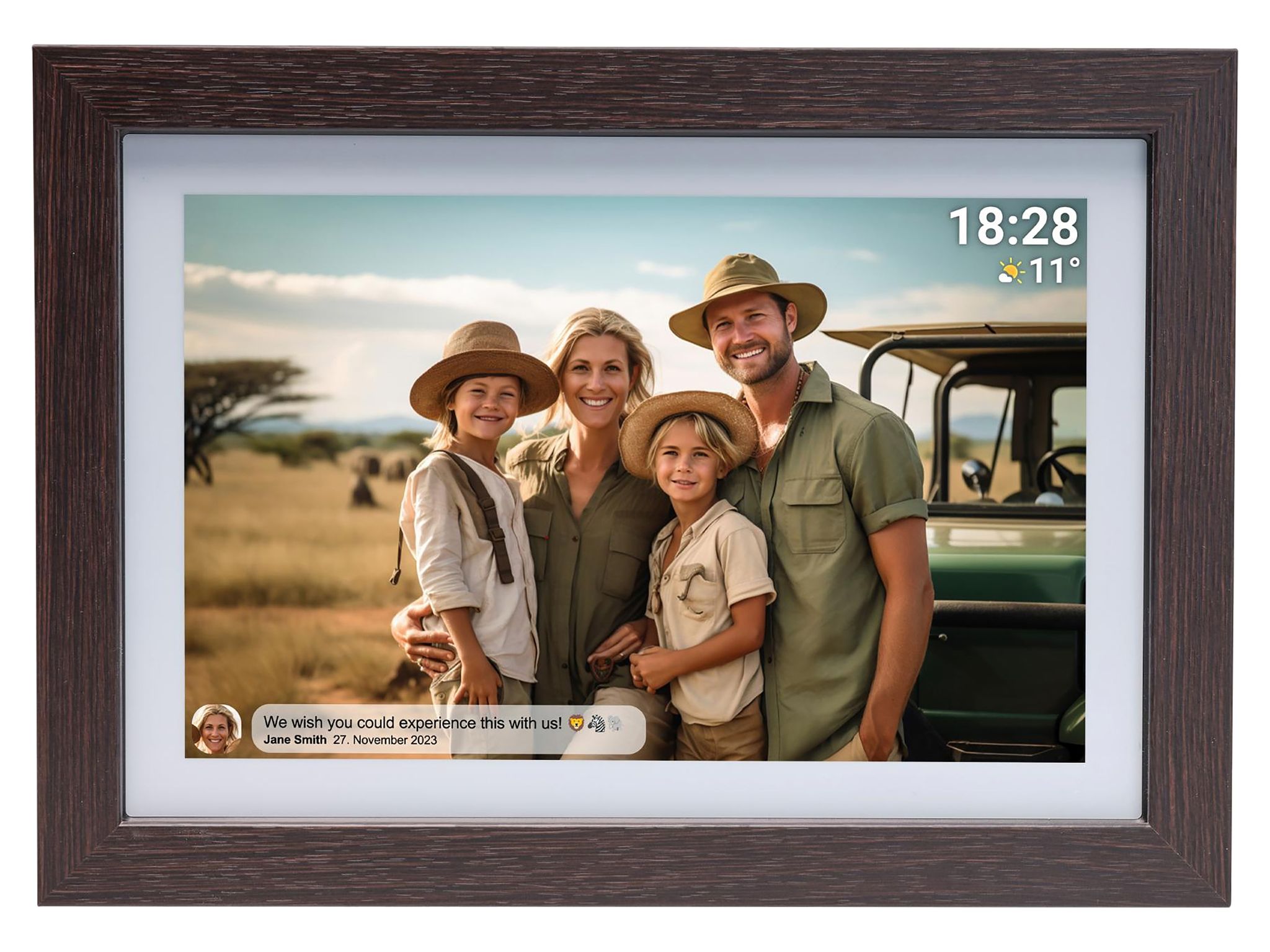 Denver Digitale Fotoleinwand - Frameo Pff-1042Dw - 10,1 Zoll - 16Gb - Farbe Schwarz - Bild 9