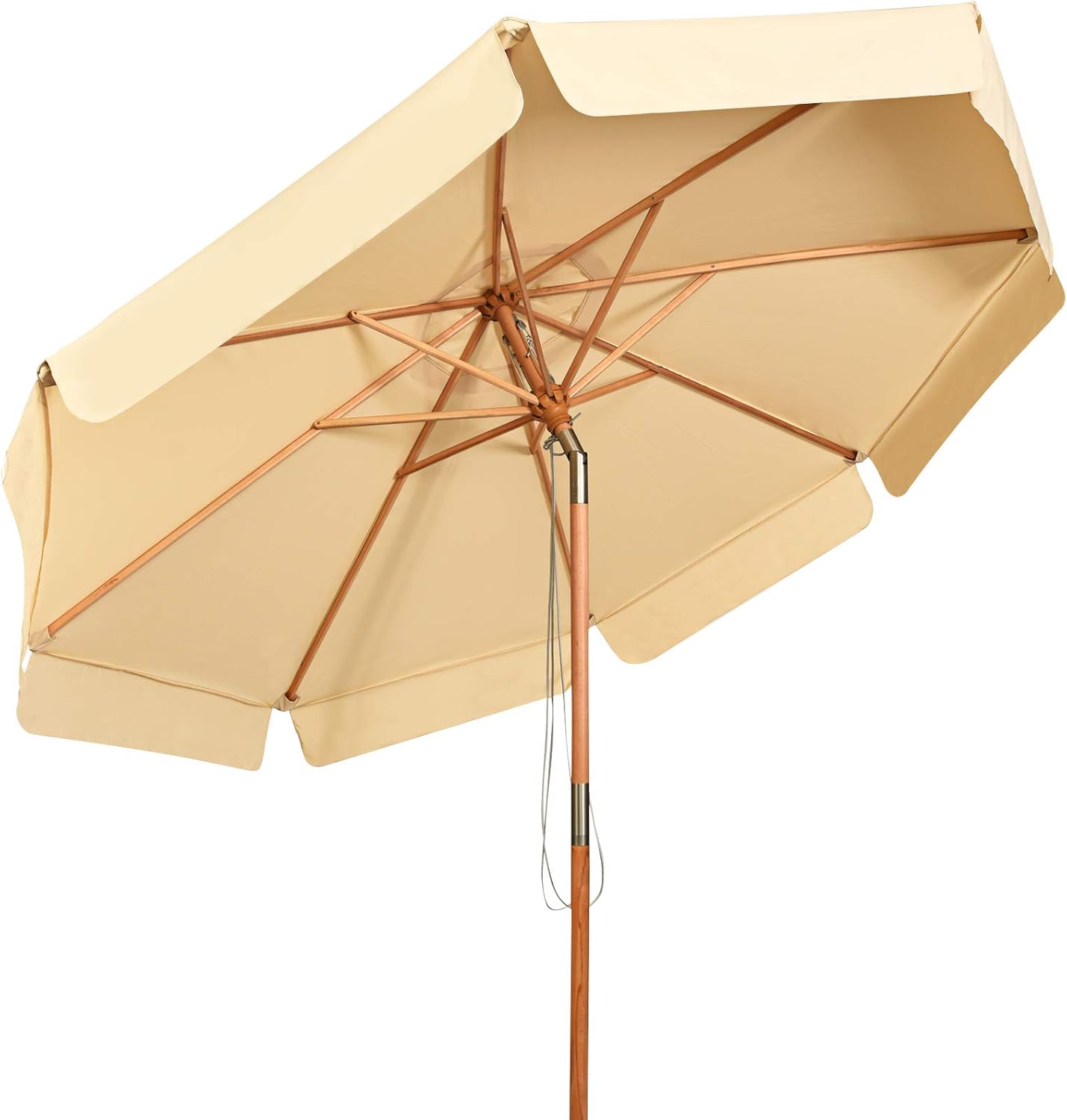 Goplus 3m Parasol De Jardin Octogonale,parasol De Balcon