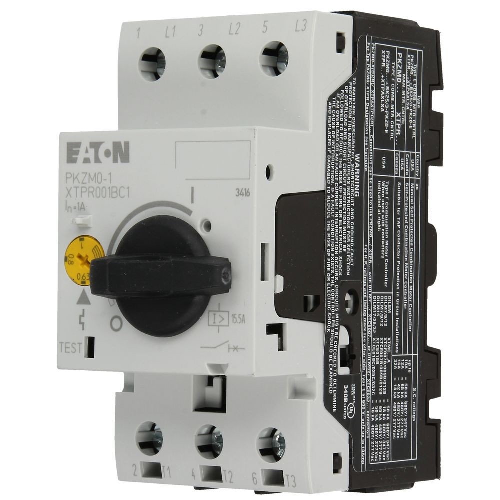 Eaton 072736 PKZM0-2,5 Motorschutzschalter mit Drehschalter 690 V/AC 2.5A 1St.