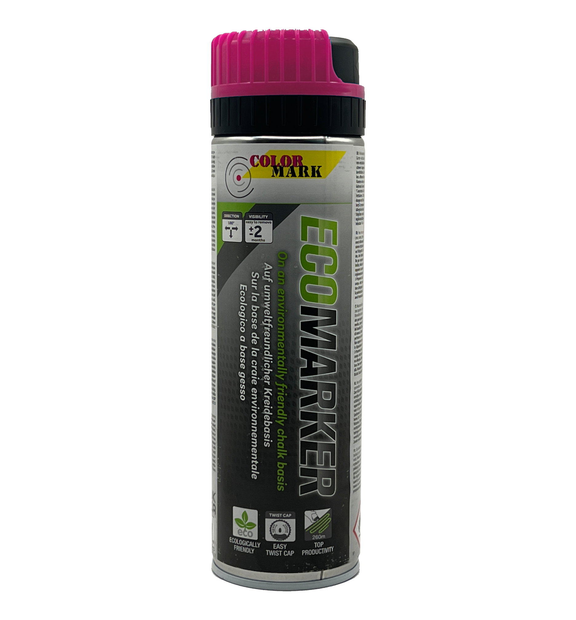 Colormark Auswaschbare Sprühkreide 500 Ml Zum Markieren, Rosa
