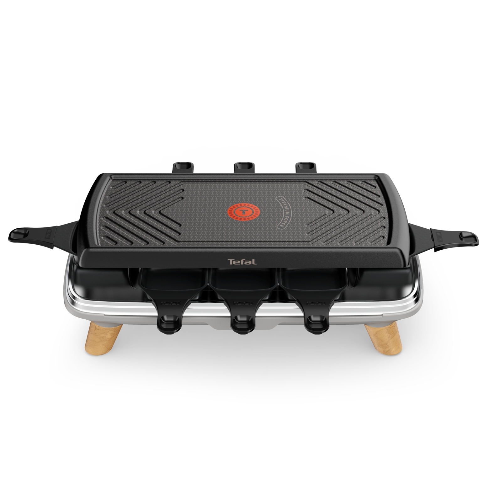 Tefal Schwarz Raclette "Gourment Re610d" 1.350 W von Baur - Image 3