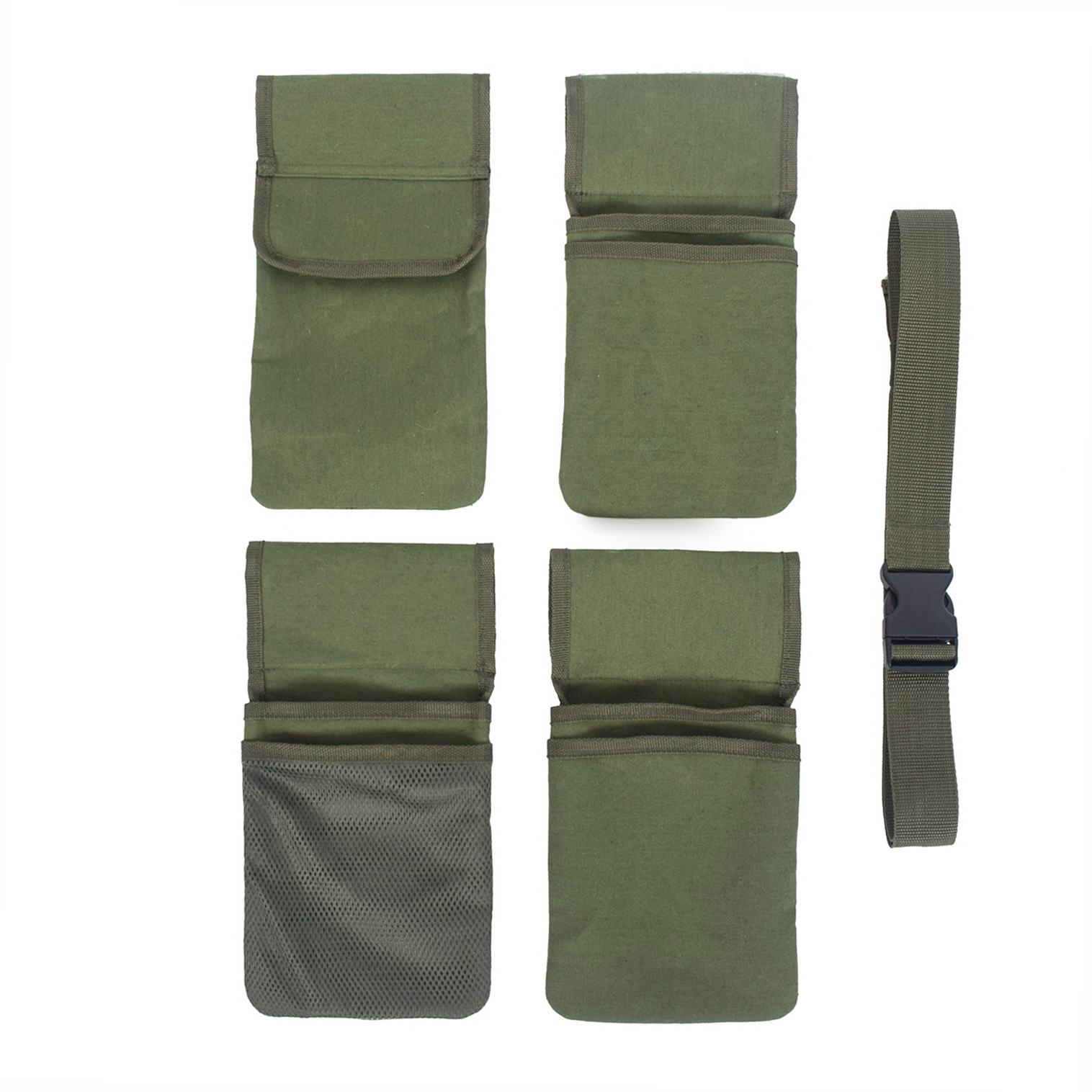 Ceinture porte-outils de jardin en toile avec poches, tablier organisateur pour outils de jardinage, multicolore