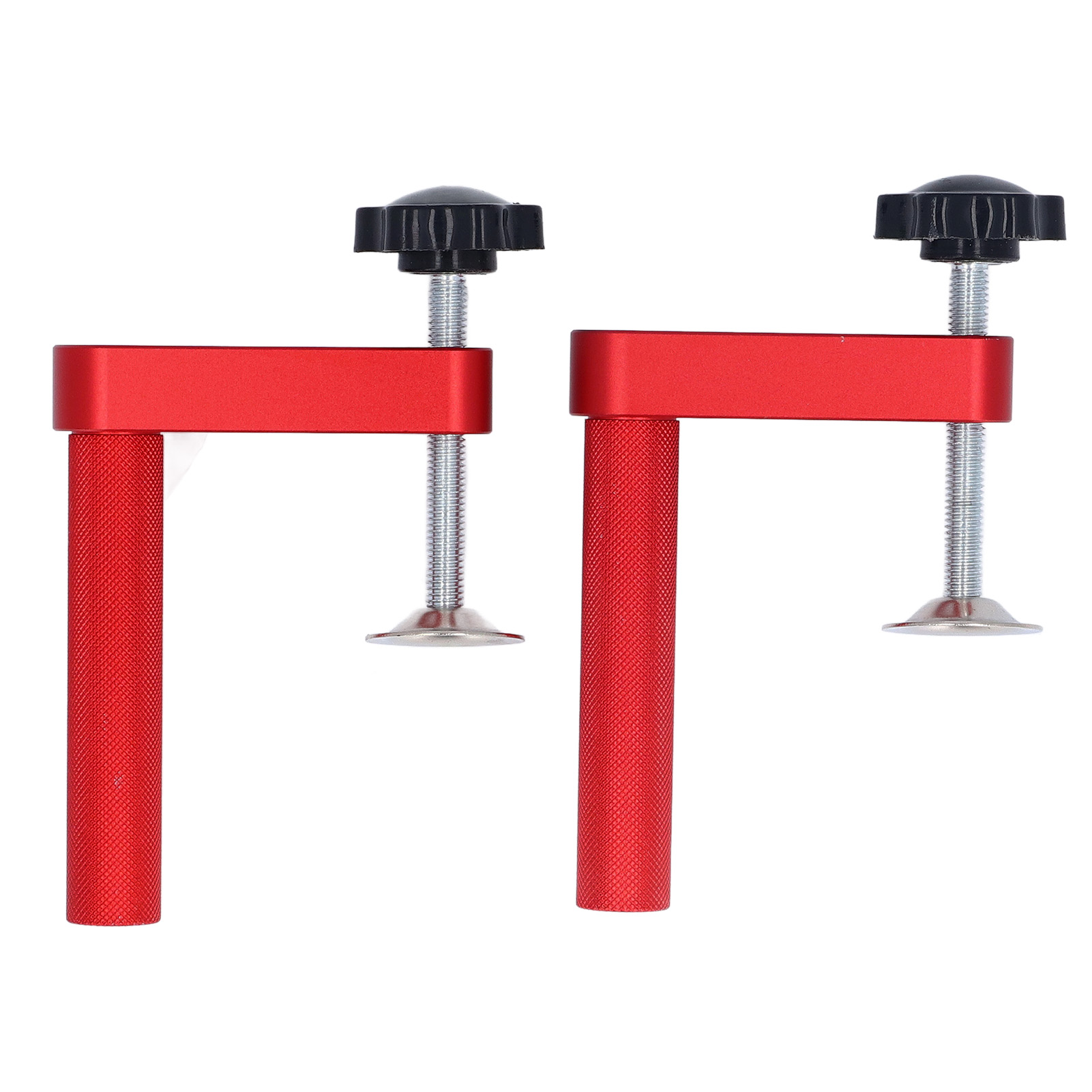 Colliers de table en alliage aluminium 19 mm pour menuiserie, serrage réglable jusqu'à 600 livres, lot de 2