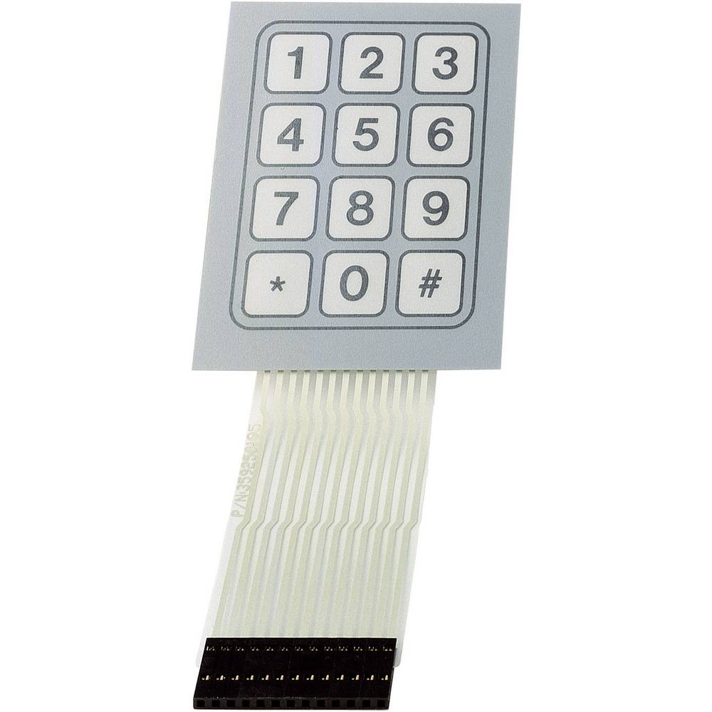Su709948 Tastiera A Membrana Matrice Tastiera 1 X 12 1 Pz. - Tru Components