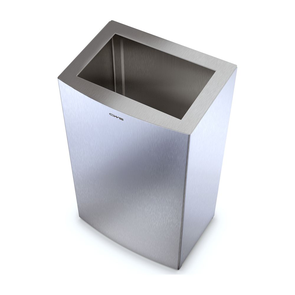 Cws - Paradise Stainless Steel Paper Bin 40l Hxbxt 550x335x230mm, Edelstahl