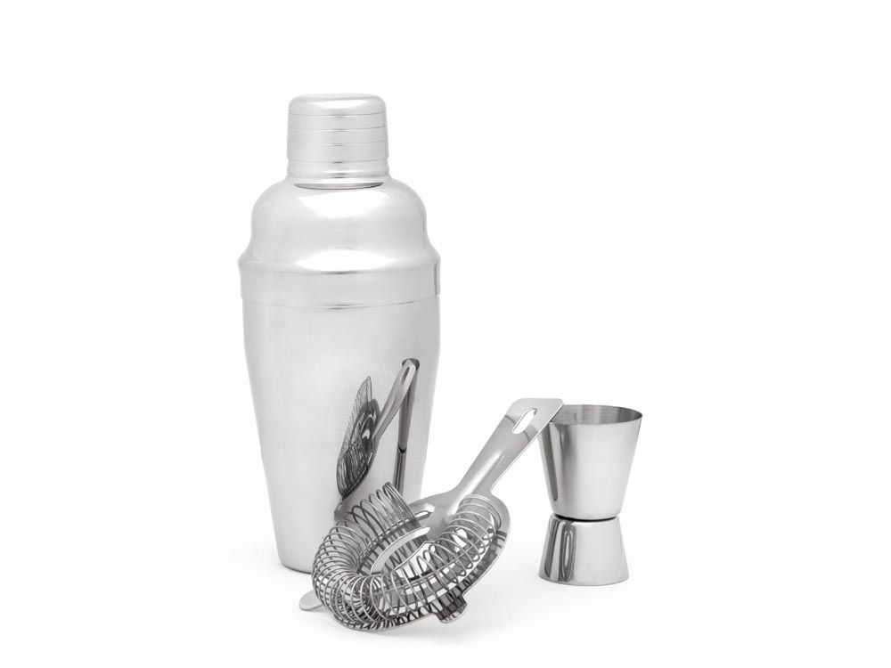 Leopold Vienna 3 teiliges Edelstahl Cocktail Shaker Set 500 ml - Image 5