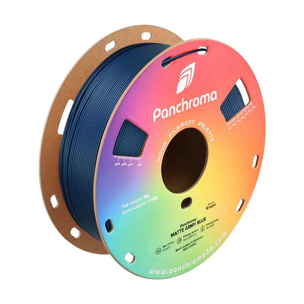 Polymaker Panchroma™ PLA Matte Army (PLA, 1000 g, 1.75 mm), Filament, Blau - Bild 4
