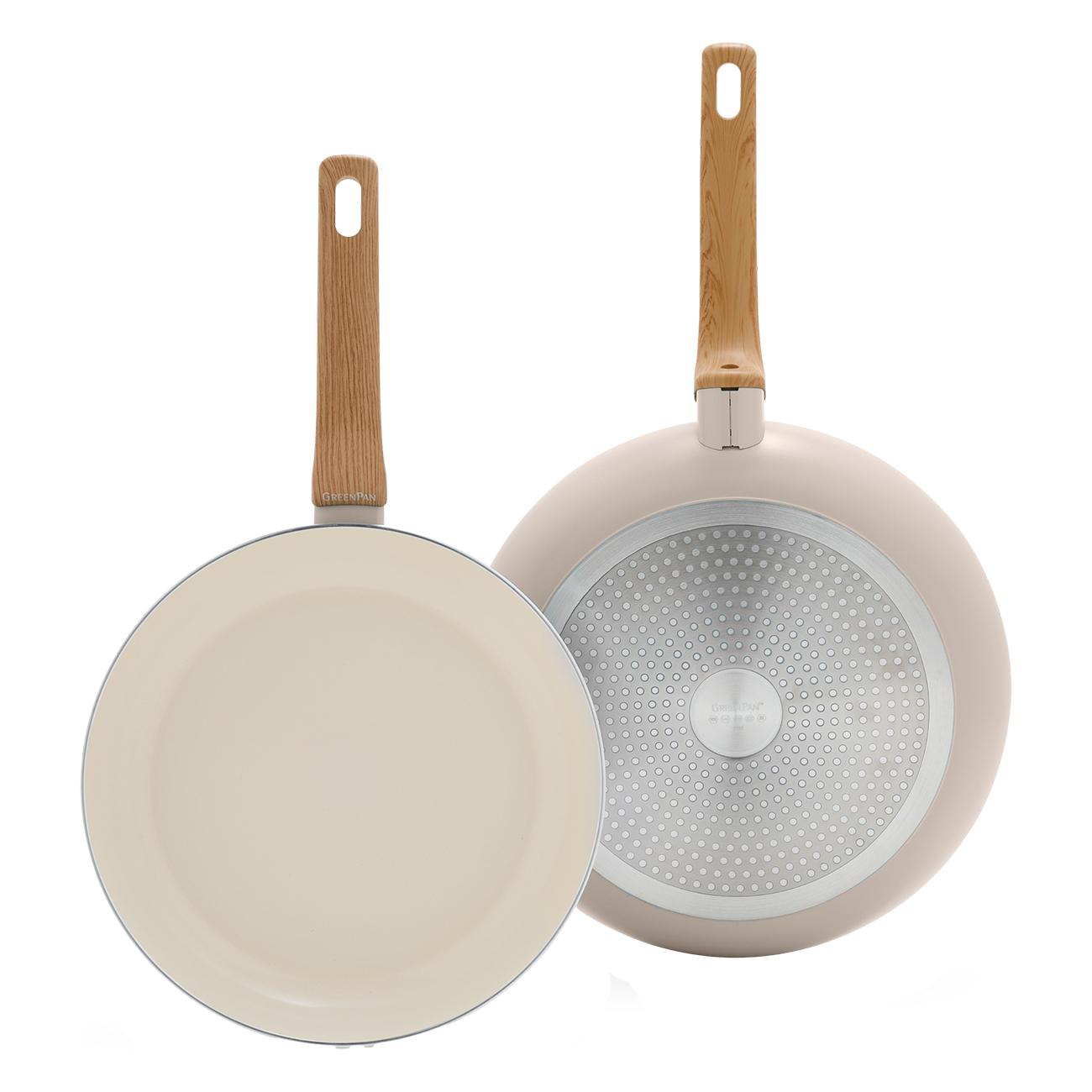 Greenpan Essence (cc010209-001) 26+30cm Set Taupe Pfannen-set