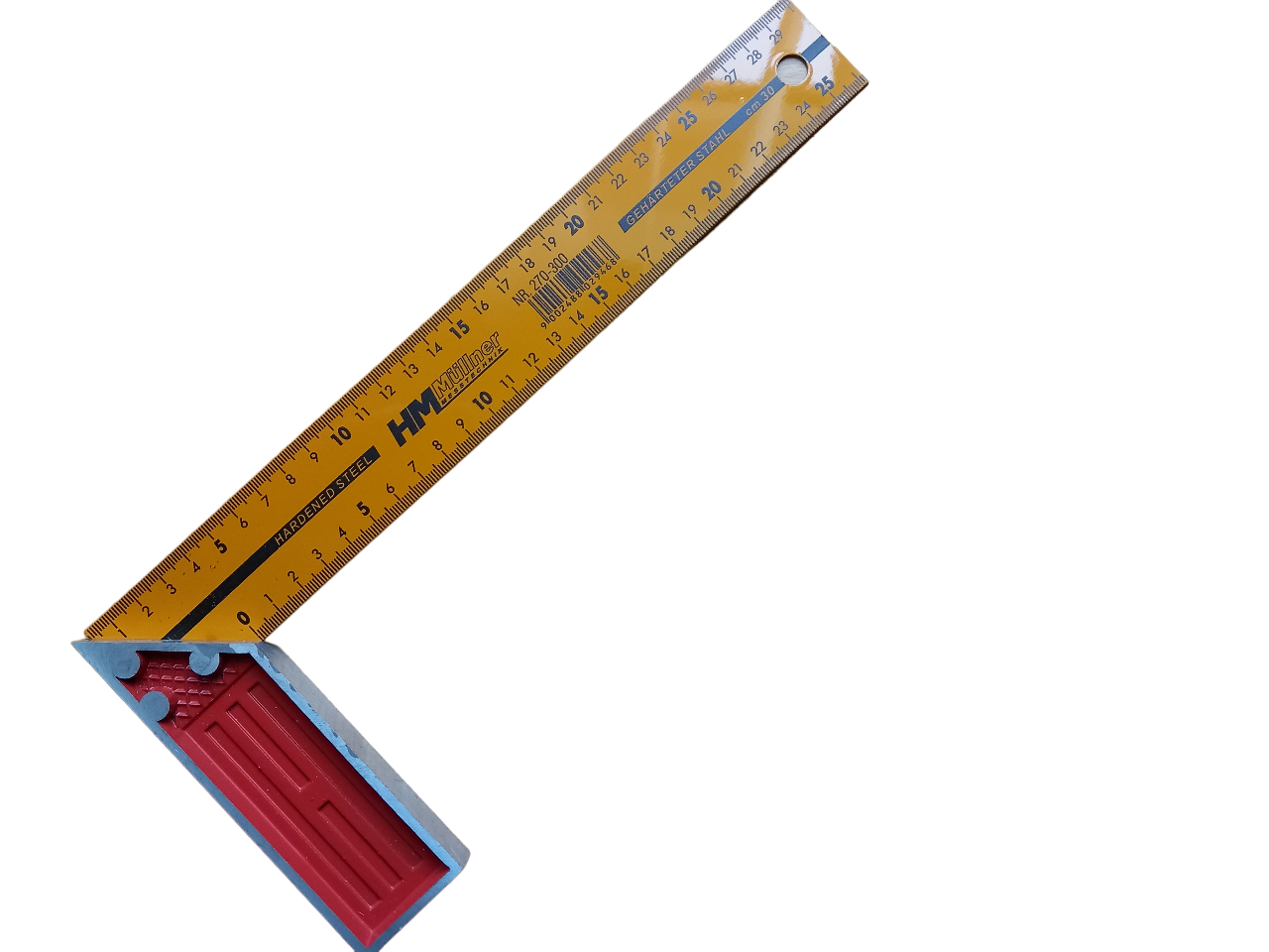 Hm Müllner Gelb Schreinerwinkel - 270-300 - 300Mm - 40X15mm - Schenkel B 132Mm