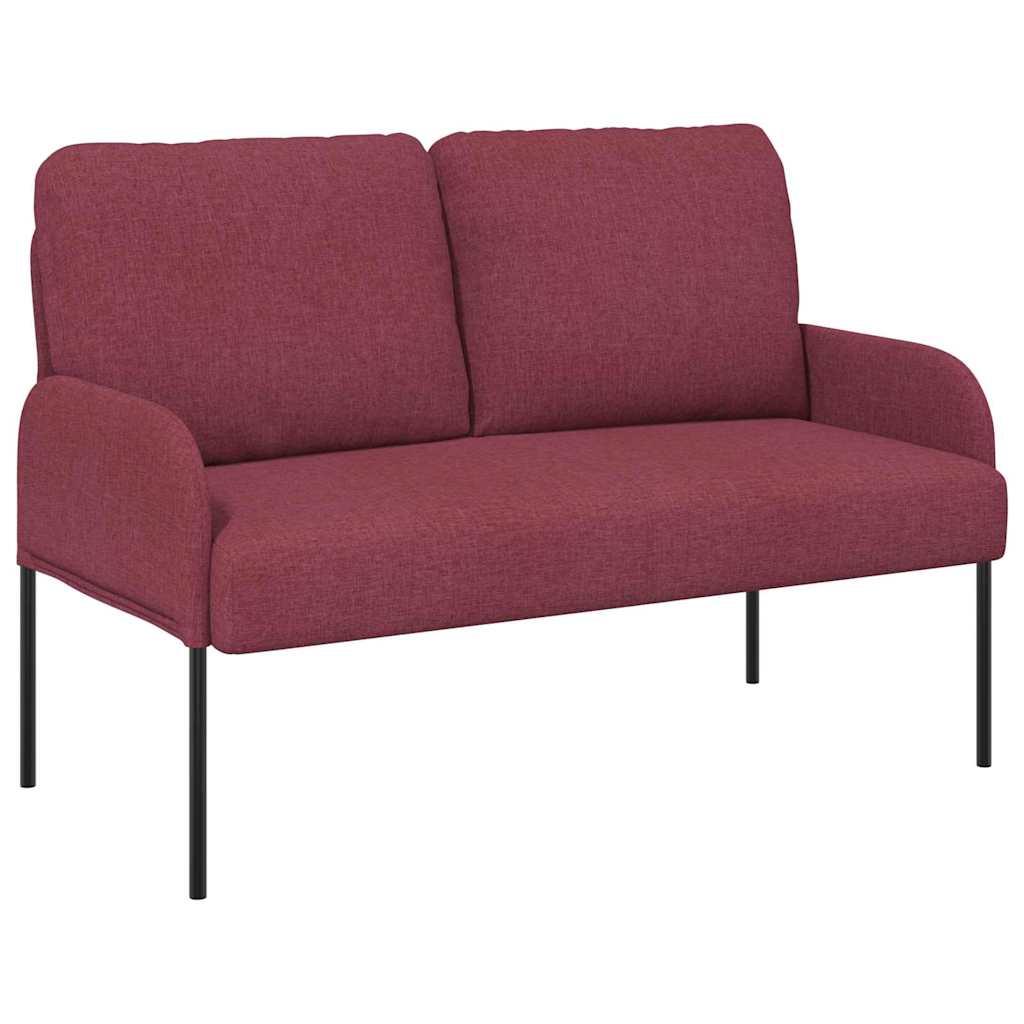 Sofas With Cushion 110cm Wine Red Plywood Vidaxl