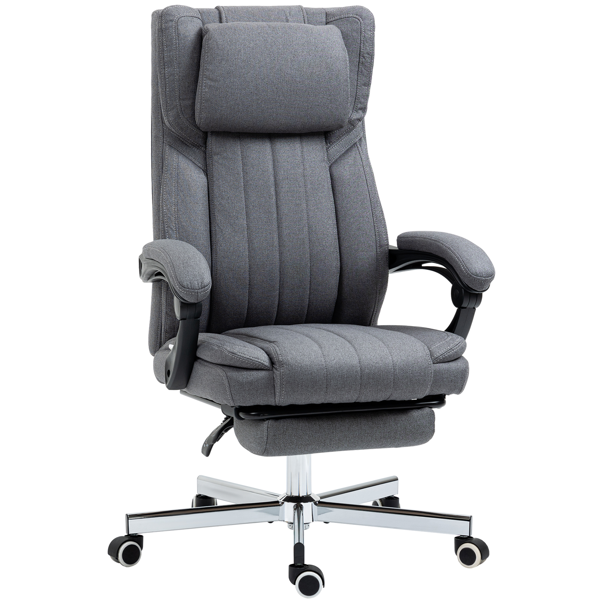Vinsetto - Fauteuil De Bureau Manager Grand Confort Repose-pied Dossier