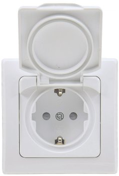 Chilitec Weiß Delphi Steckdose Unterputz Ip44 Aussen Mit Dichtung,
