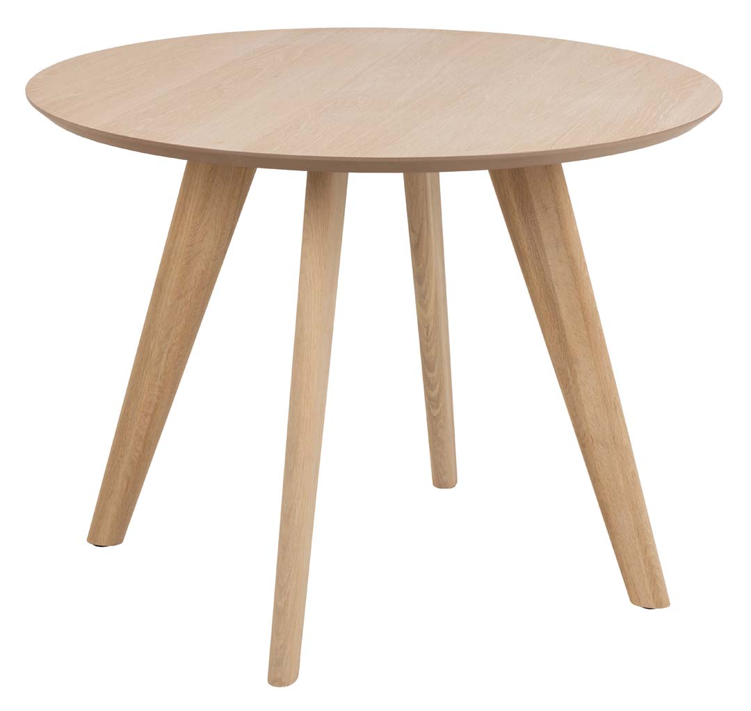Actona Braun Esstisch, Townsville – Weiß – Ø Ca. 100Cm, H: 75Cm - Image 4