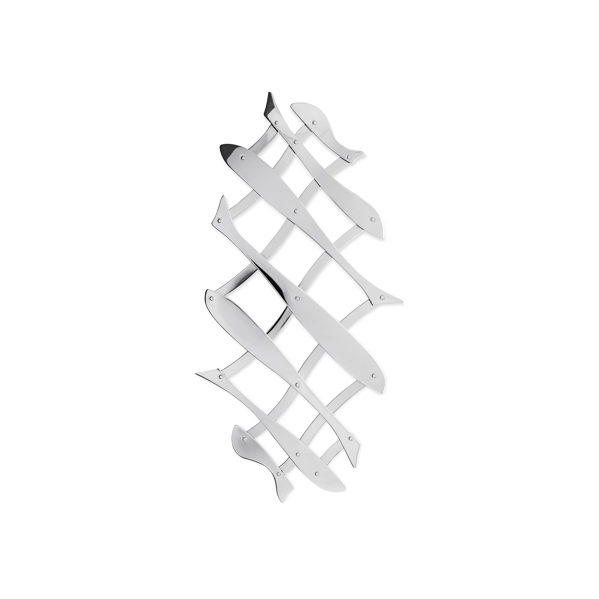 ALESSI Salvabandejas extensible Perscher Max 51cm Acero inoxidable plata