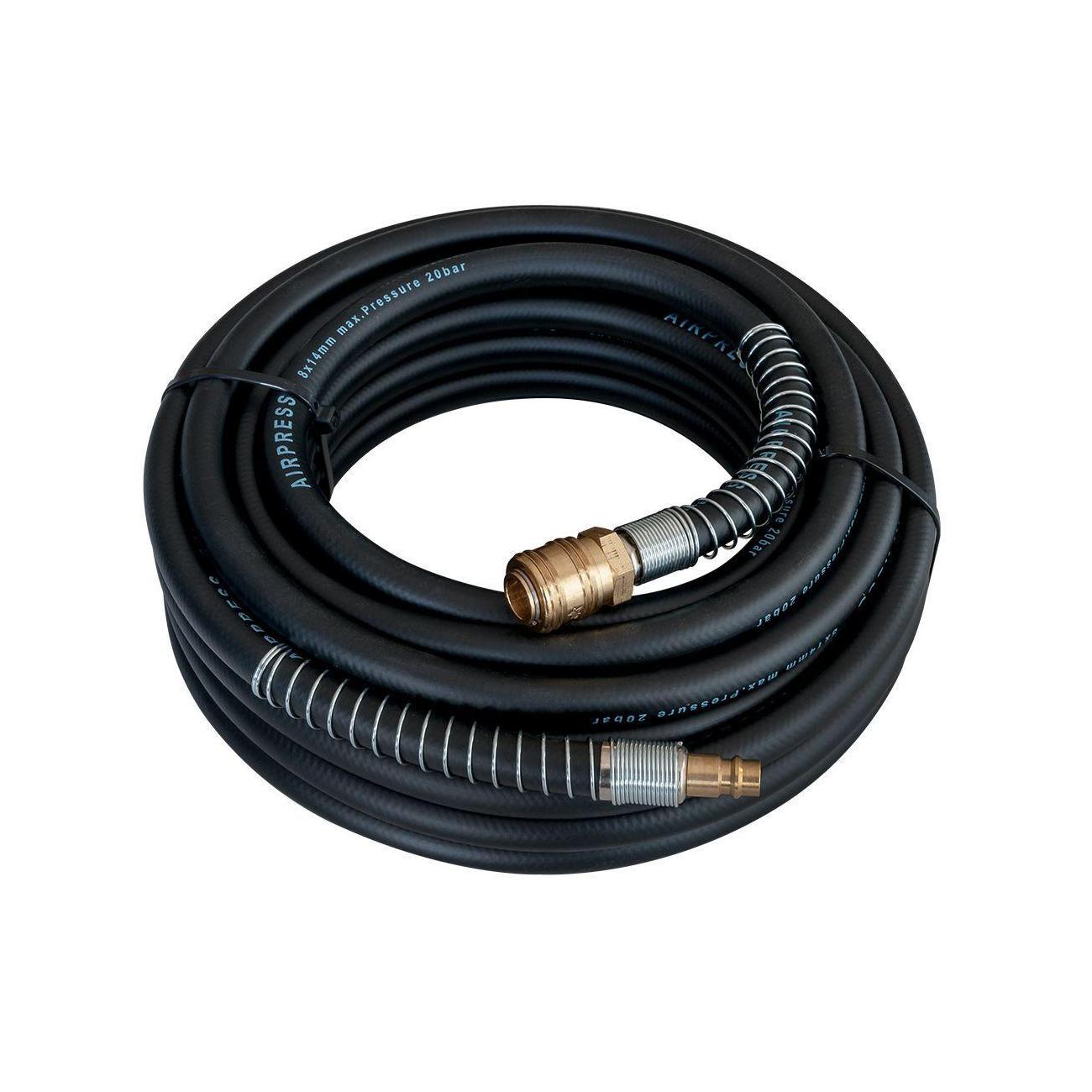 Airpress Druckluftschlauch 10M Schwarz Widerstandsfähig 8712418006940