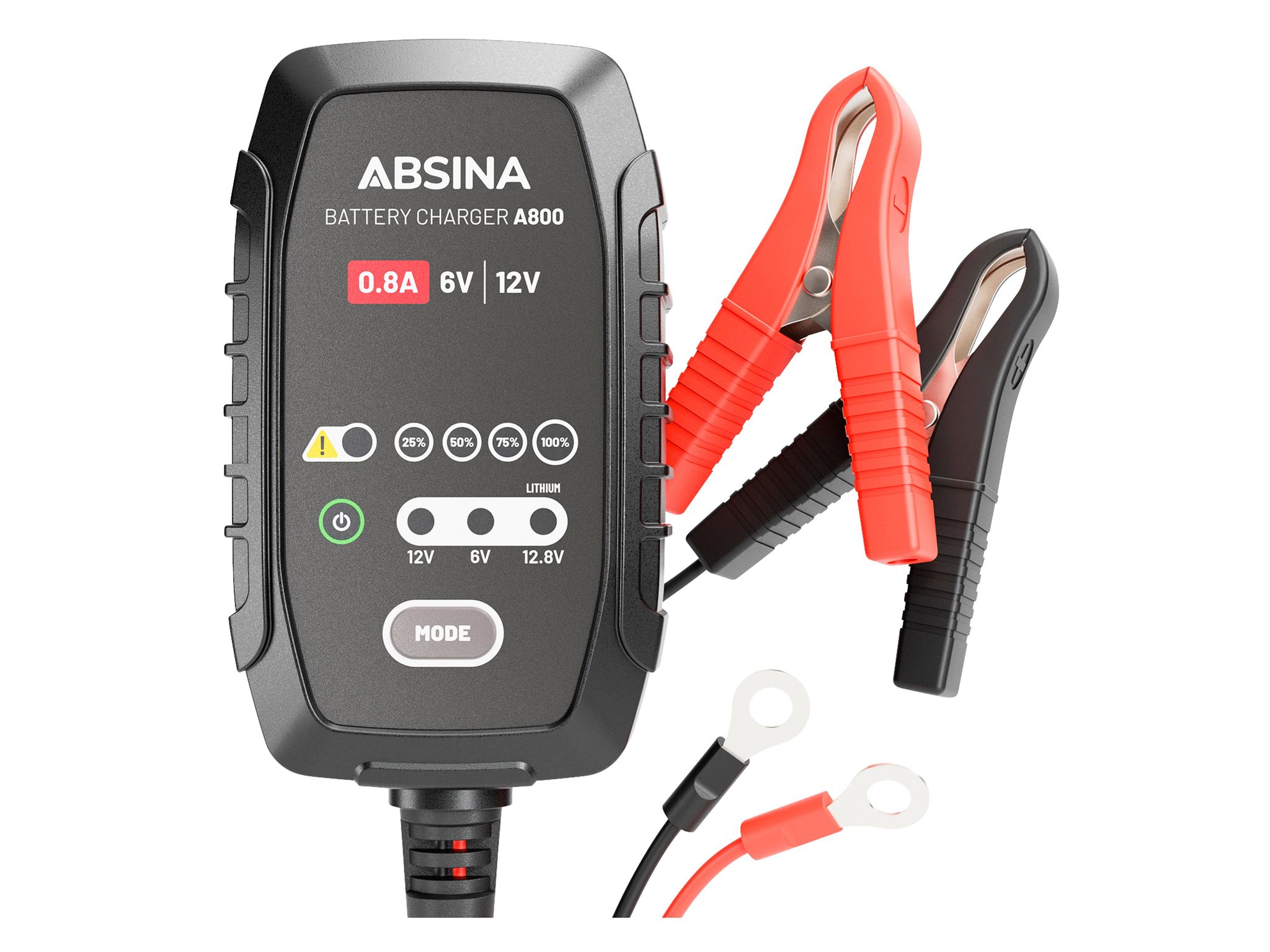 Diverse Hersteller Schwarz Blei-Gel-Lithium 7 Stufen Ladegerät A800 6V & 12V Akkus - Bild 3