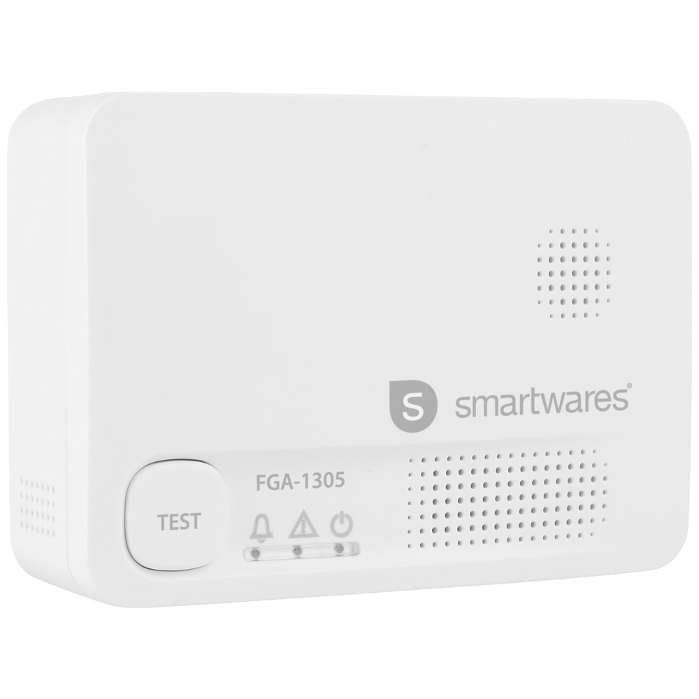 Smartwares Weiß Fga-13051 Kohlenmonoxid-Melder Inkl. 5 Jahres-Batterie Batteriebetrieben Detektiert Kohl