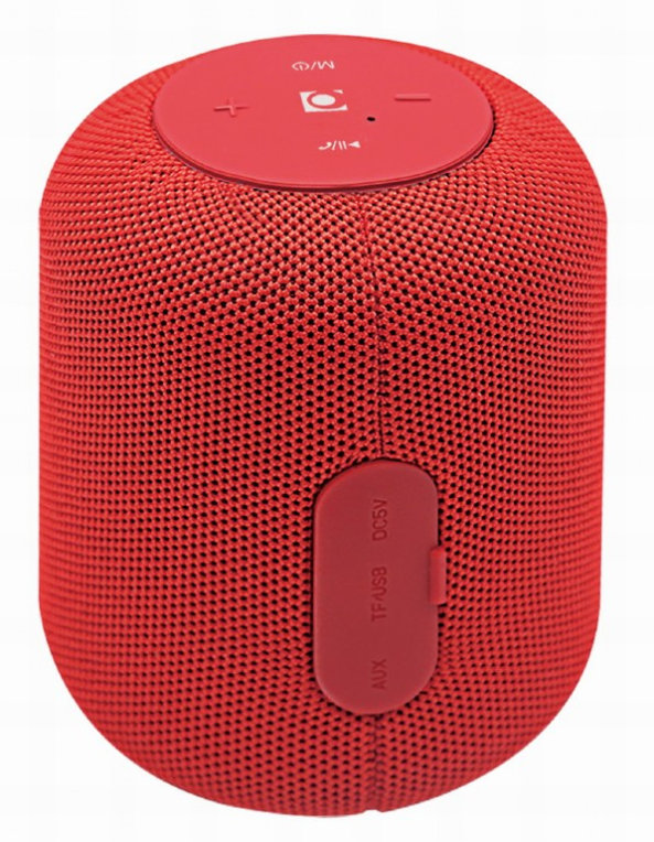 Gembird Rot Lautsprecher 5W Bluetooth Mit Mikrofon