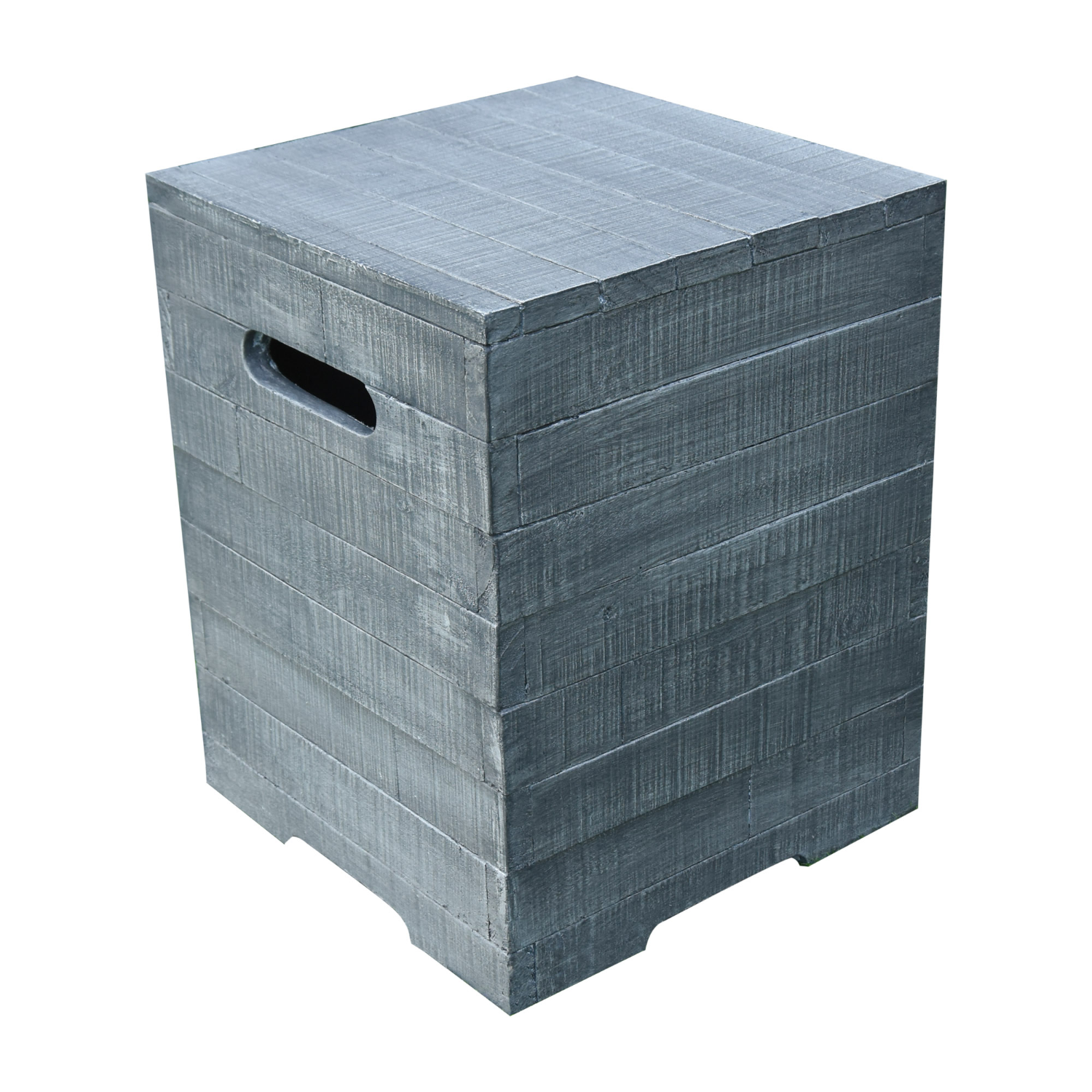 Elementi Abdeckung Für Gasflaschen In Holzoptik, Grau, 40 X 40 X 51 Cm (l X B X H)