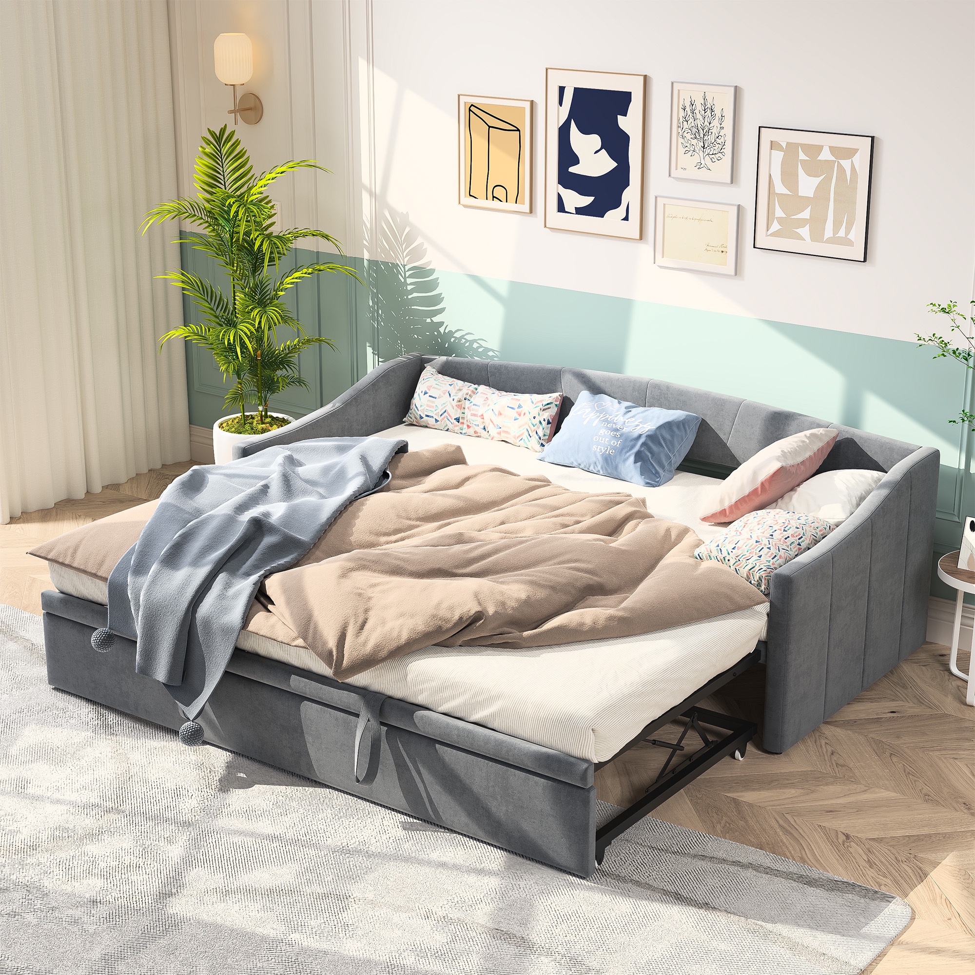 Lit Gigogne 90x190 / 180x200 Cm