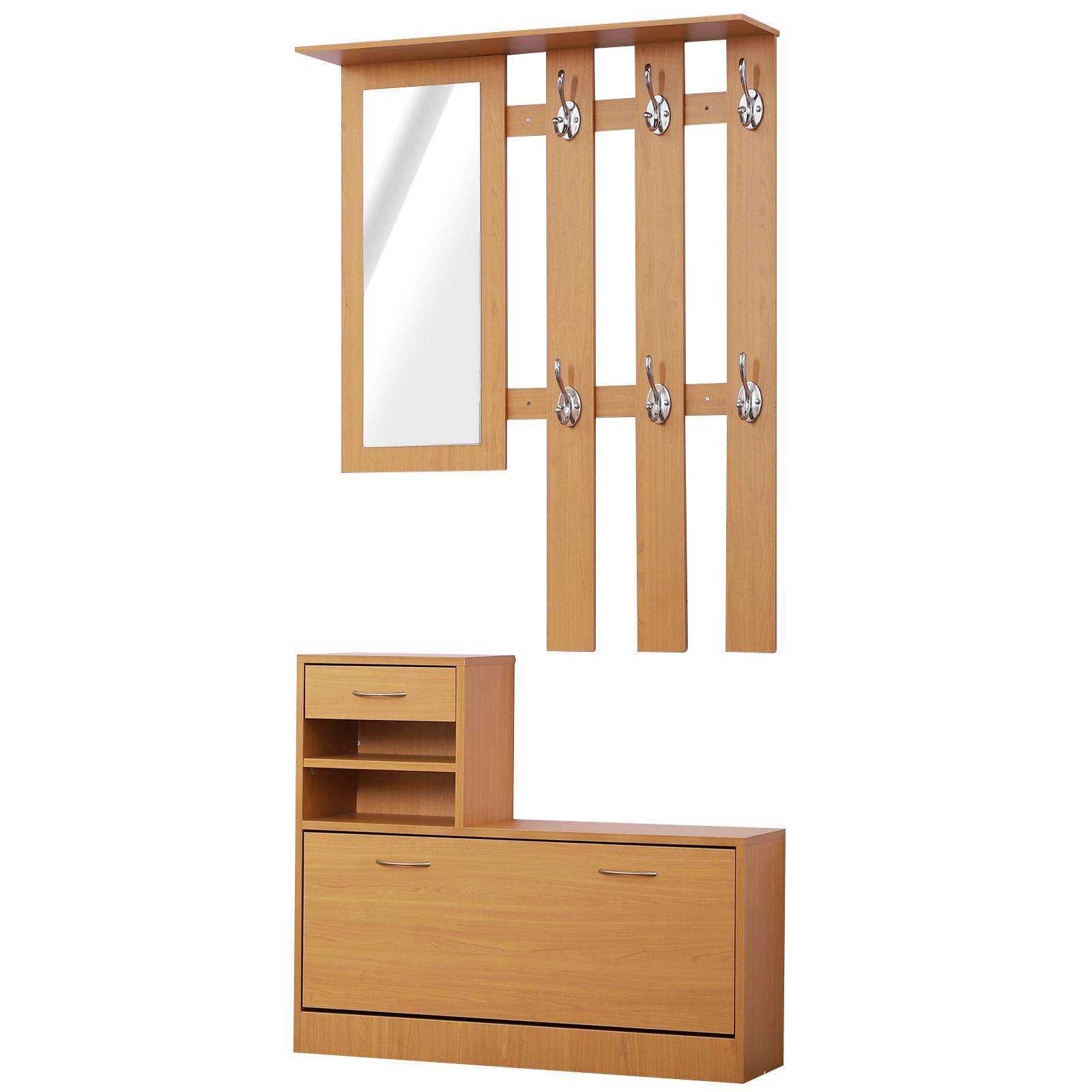 Ensemble De Meubles D'Entrée Modernes Avec Étagère À Chaussures Et